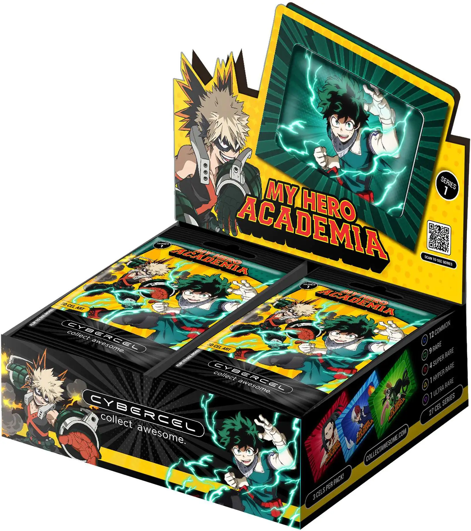 Cybercel Trading Cards Series 1 My Hero Academia Booster Box [20 Packs] (Pre-Order ships August)