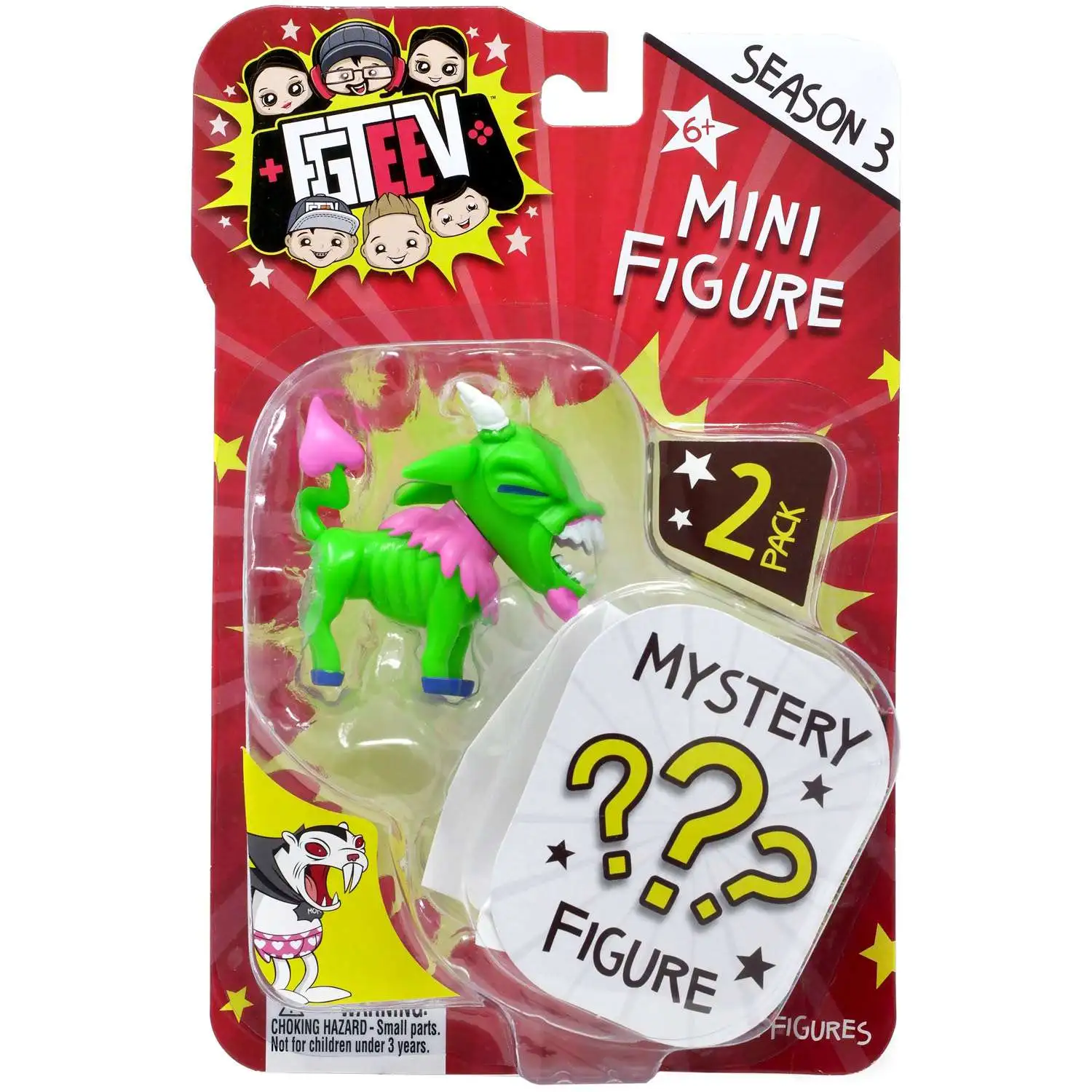 FGTeeV Season 3 Party Goat & Mystery Action Figure 2-Pack