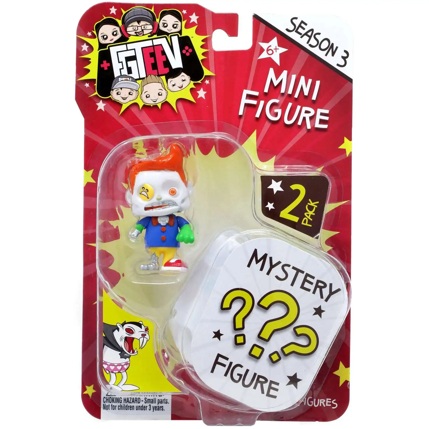 FGTeeV Season 3 Zombie Funnel Bot & Mystery Action Figure 2-Pack