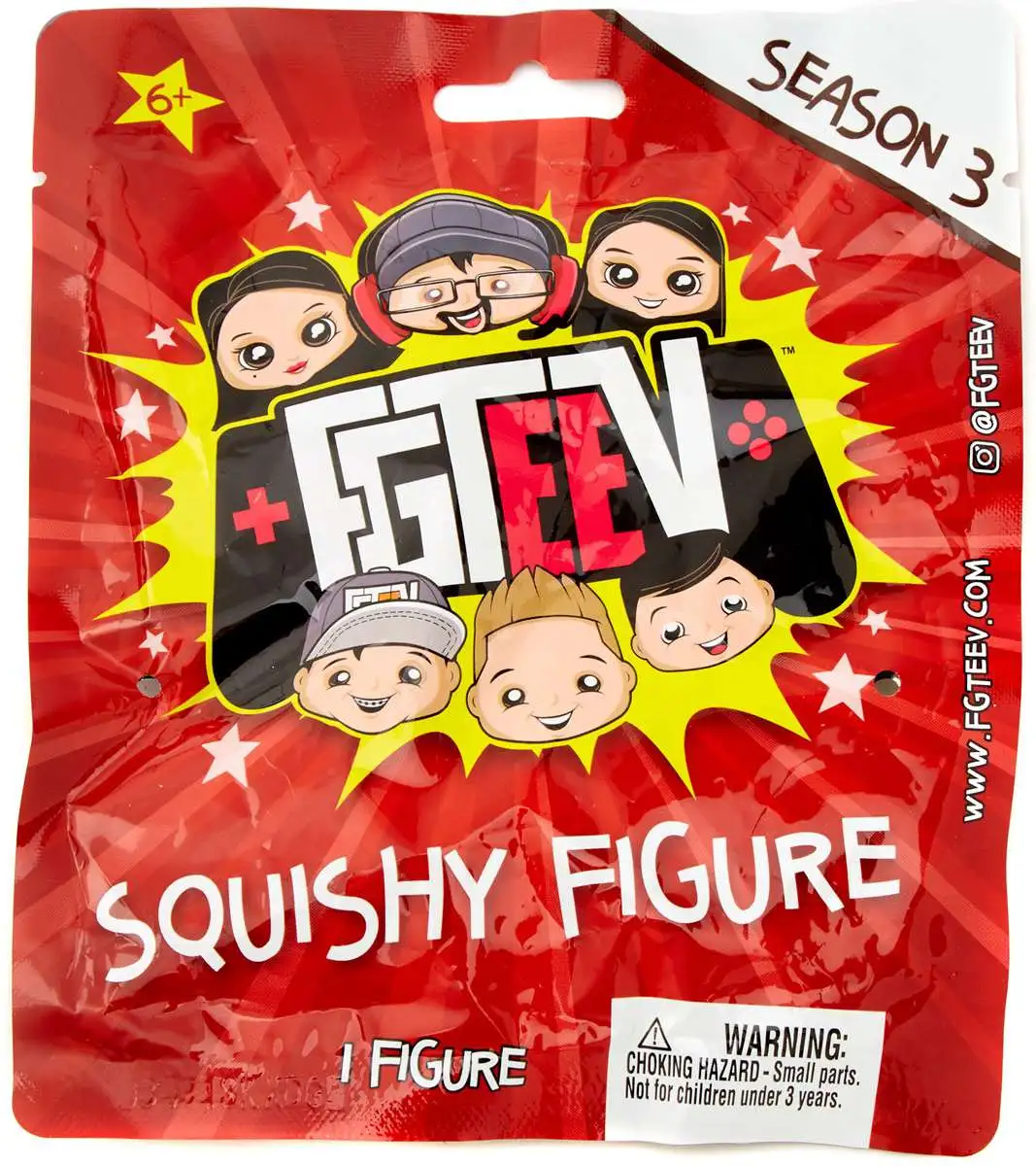 FGTeeV Season 3 Squishy Figure Mystery Pack [1 RANDOM Figure]