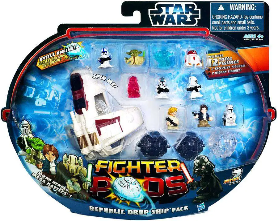 Pk New Hasbro Star Wars Fighter Pods Blind Mystery Bags 4 
