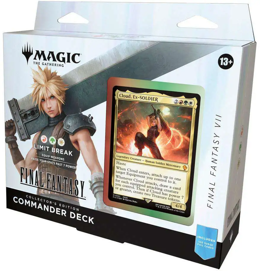 MtG Final Fantasy Limit Break COLLECTOR Commander Deck [Final Fantasy VII]