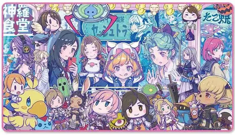 大人気定番商品 Final Fantasy VII SQkawaii Sounds Illustration Playmat マジック：ザ・ギャザリング