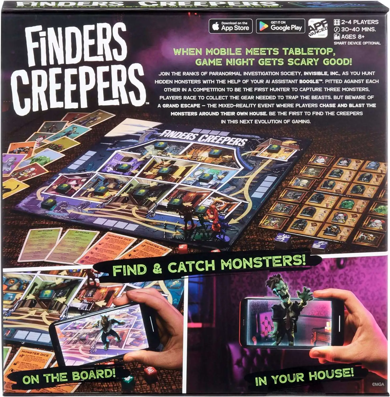 Micro Games of America Finders Creepers App-Vanced Board Game Hunt ...