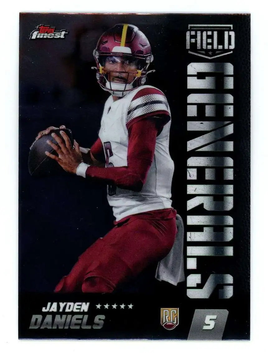 NFL 2024 Topps Finest Football Field Generals Jayden Daniels FG-18 [Rookie]