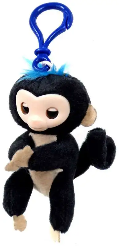 Fingerlings Black Plush Hugger Clip On Plush