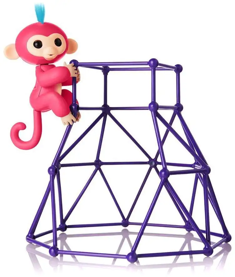 WowWee 2 Fingerlings Jungle Gym Playset Includes Monkeys Aimee & Sophie for sale online 