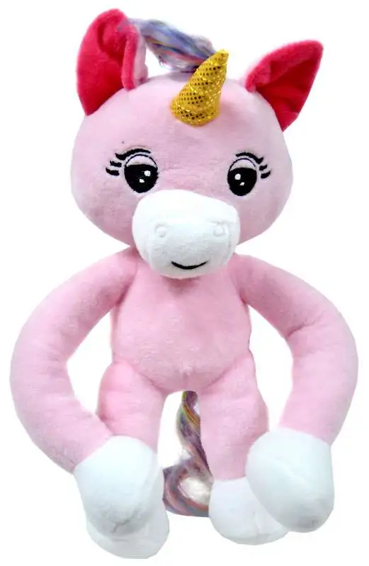 Fingerlings Pink Baby Unicorn 10-Inch Plush with Sound