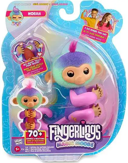 Fingerlings Magic Moods Baby Monkey Norah Figure [70+ Sounds & Reactions!]