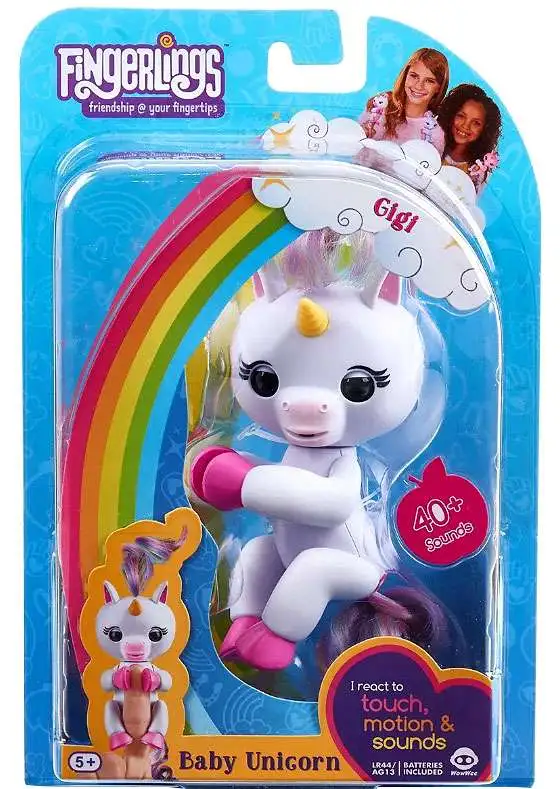 ToysRUs Exclusive Details about   Authentic NIB WowWee Fingerlings Baby Unicorn Gigi 