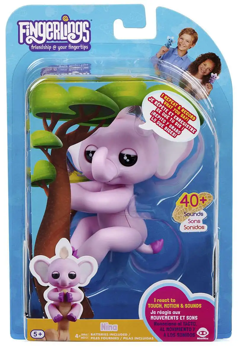 Fingerlings Baby Elephant Nina Figure