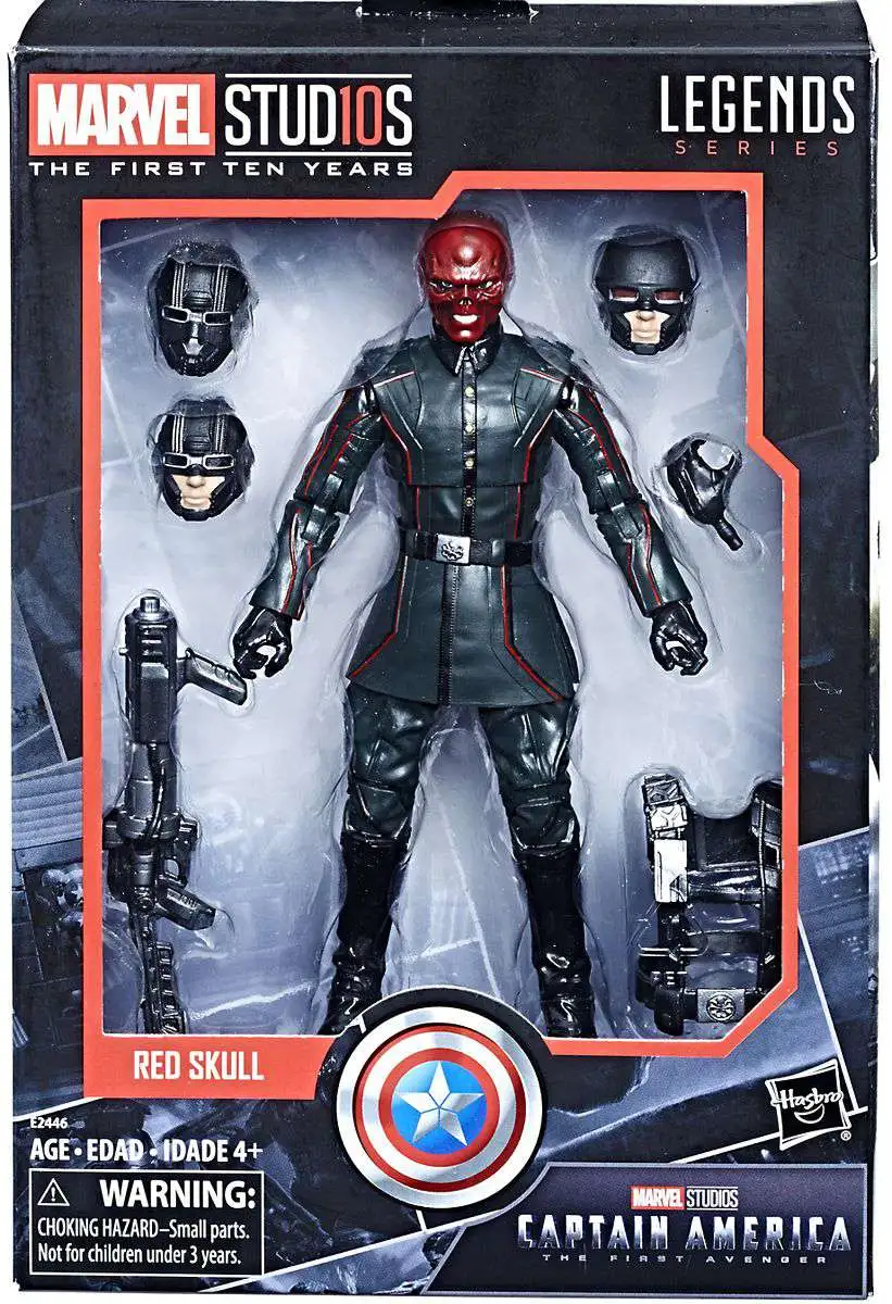 Captain America: The First Avenger Marvel Studios: The First Ten Years  Marvel Legends Red Skull Action Figure