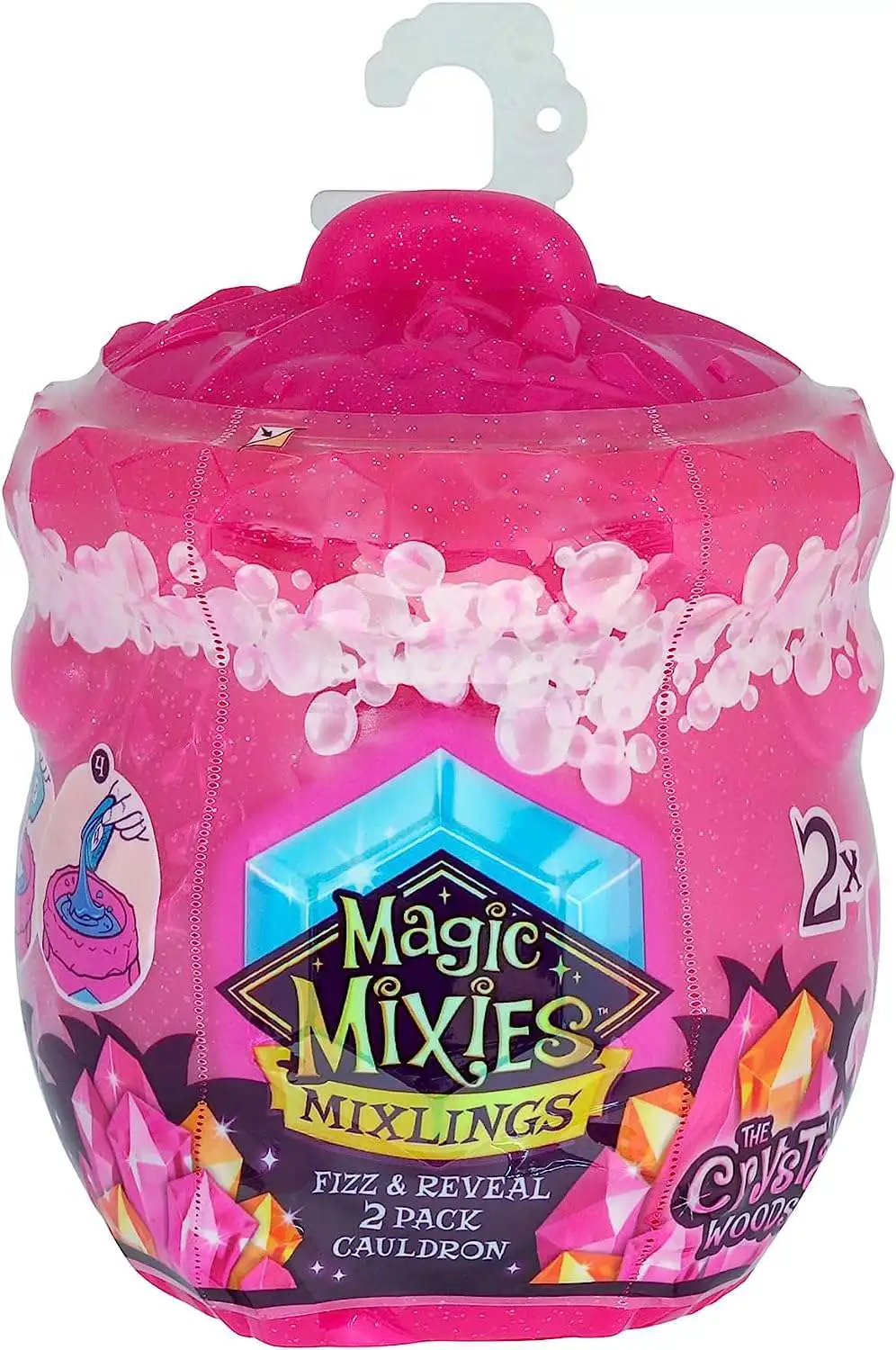 Magic Mixies Mixlings Series 3 The Crystal Woods Fizz Reveal Cauldron  Mystery Pack 2 RANDOM Figures Magic Wands Moose Toys - ToyWiz