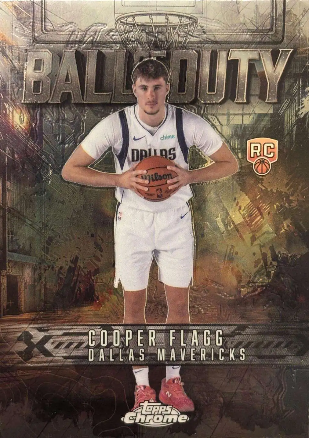 NBA 2025-26 Topps Chrome Ball Of Duty Cooper Flagg BD-21 [Rookie]