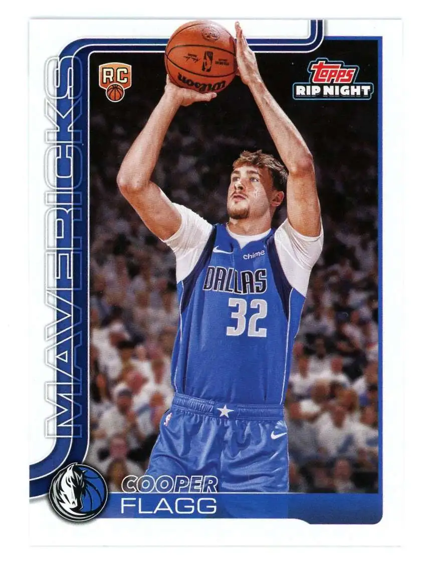 NBAカードトレカ高卒ルーキーTRIPLEJUMPJERSEYUPPERDECK NBA 2025-26 Topps Rip Night Basketball Single Card Cooper Flagg