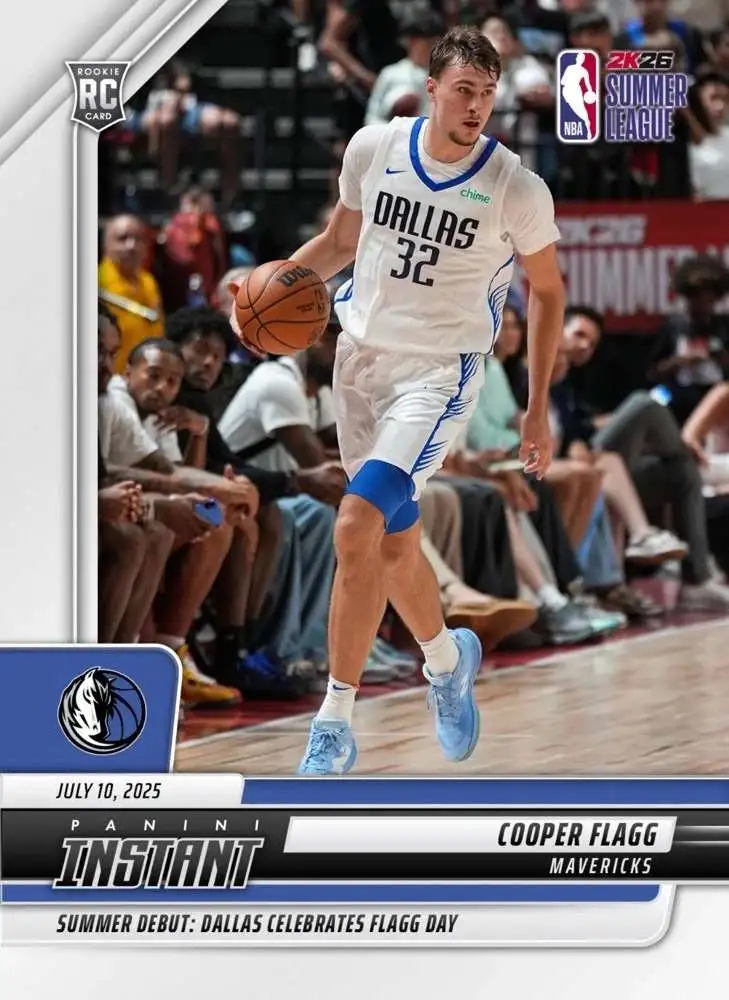 NBA Dallas Mavericks 2025-26 Instant Basketball Cooper Flagg #10 [Rookie]
