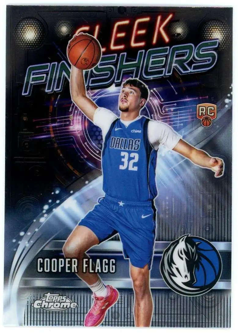 NBA 2025-26 Topps Chrome Sleek Finishers Cooper Flagg SF-21 [Rookie]