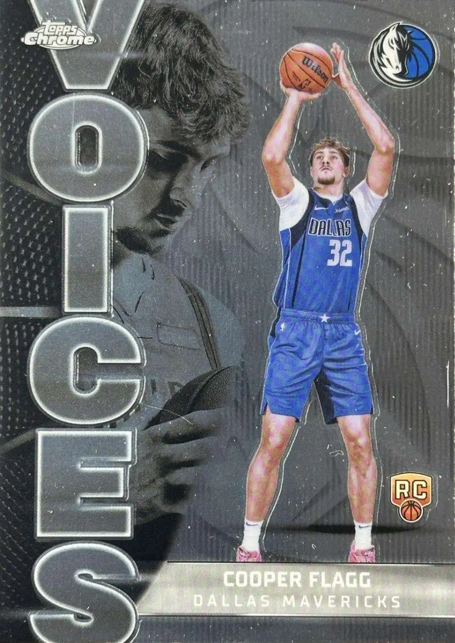 NBA 2025-26 Topps Chrome Voices Cooper Flagg VS-6 [Rookie]