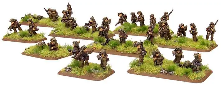 Flames of War British Rifle Platoon Miniatures BR722