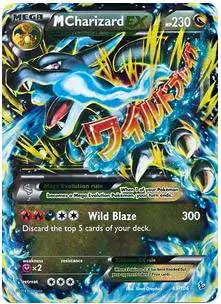 Carta Pokemon Super Rara Charizard Ex Mega