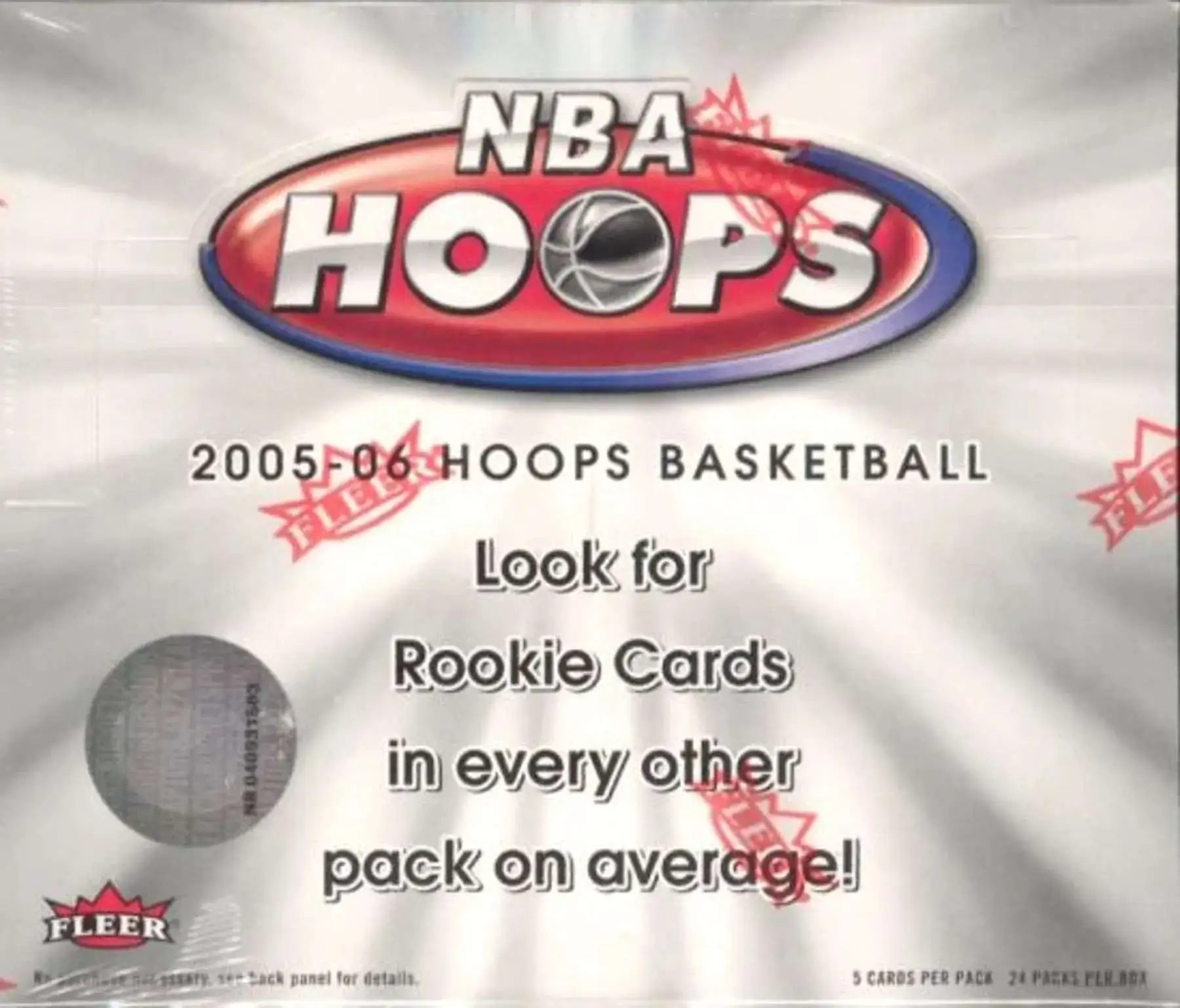 NBA 2005-06 Hoops Basketball Trading Card HOBBY Box [10 Packs]