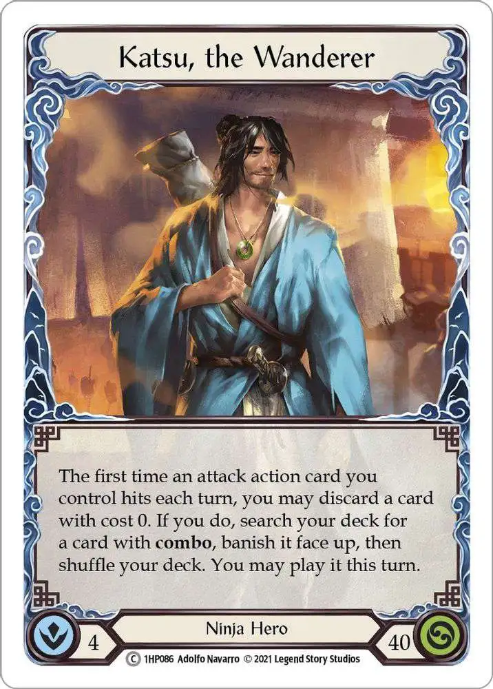 Flesh and Blood History Pack 1 Common Katsu, the Wanderer #1HP086