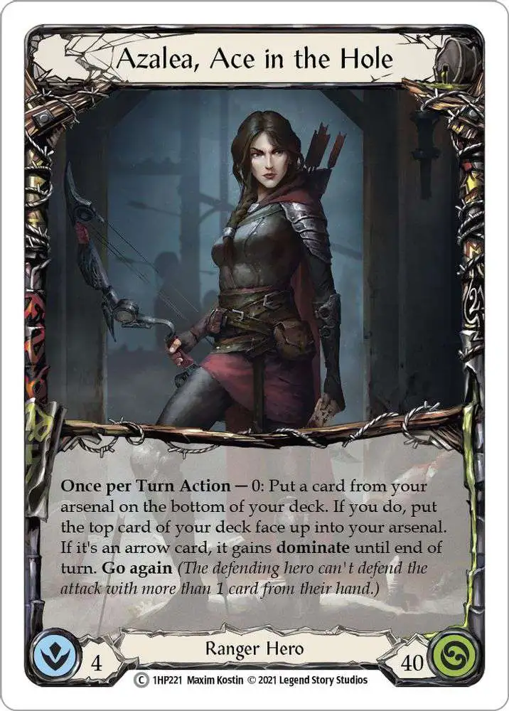 Flesh and Blood Trading Card Game History Pack 1 Common Azalea, Ace in the Hole #1HP221