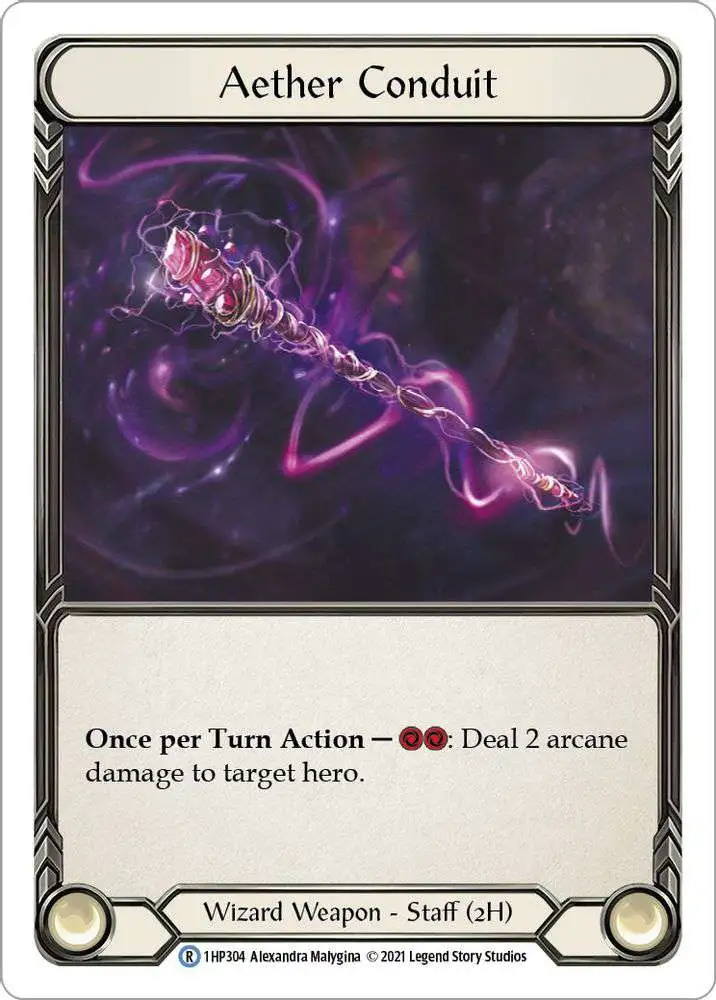 Flesh and Blood Trading Card Game History Pack 1 Rare Aether Conduit #1HP304