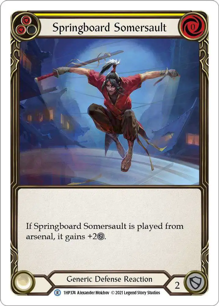 Flesh and Blood Trading Card Game History Pack 1 Rare Springboard Somersault #1HP374