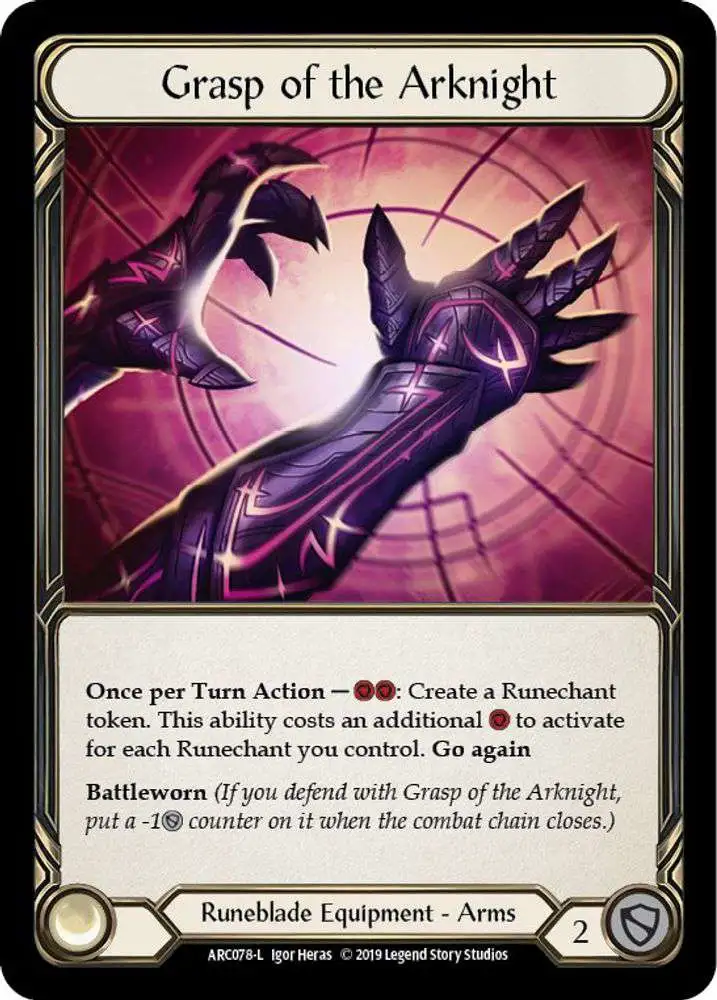 Flesh and Blood Trading Card Game Arcane Rising Single Card