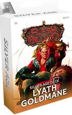 Flesh and Blood Trading Card Game Chapter Three Layth Goldmane Silver Age Deck [55 Cards] (Pre-Order ships February)