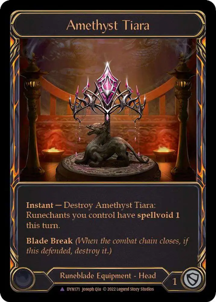 Flesh and Blood Trading Card Game Dynasty Marvel Amethyst Tiara DYN171 [Marvel]