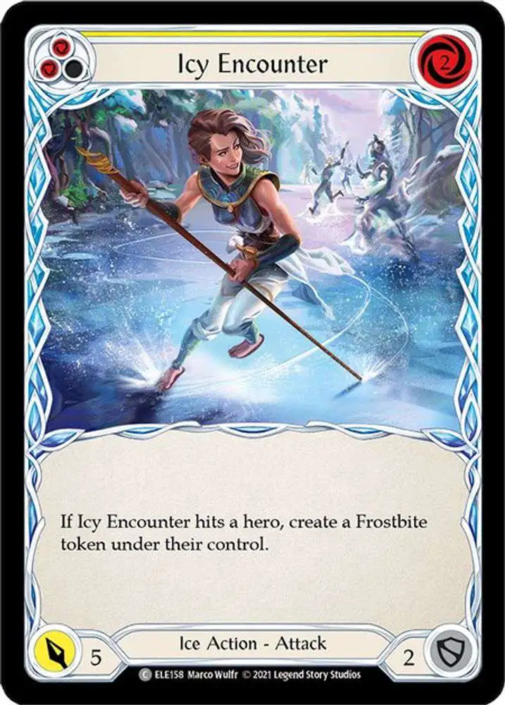 flesh and blood ice cards Worker HR 119/098 Paradigm Trigger