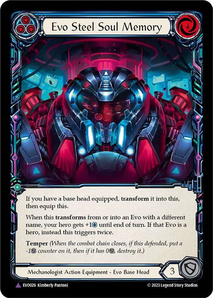 flesh and blood bright lights cards Mechanical Strength (Red) [EVO - EVO067] main image 1