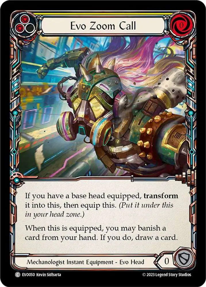 Flesh and Blood Trading Card Game Bright Lights Common Evo Zoom Call EVO050