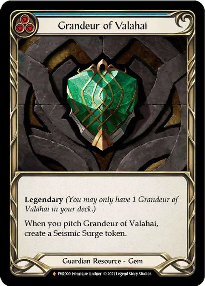 Flesh and Blood Trading Card Game Everfest Single Card Fabled Grandeur of  Valahai EVR000 - ToyWiz