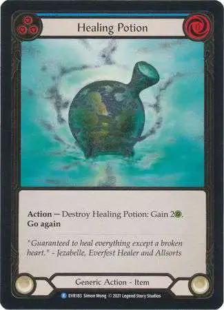 Flesh and Blood Trading Card Game Everfest Rare Healing Potion (Cold Foil) EVR183 [Cold Foil]