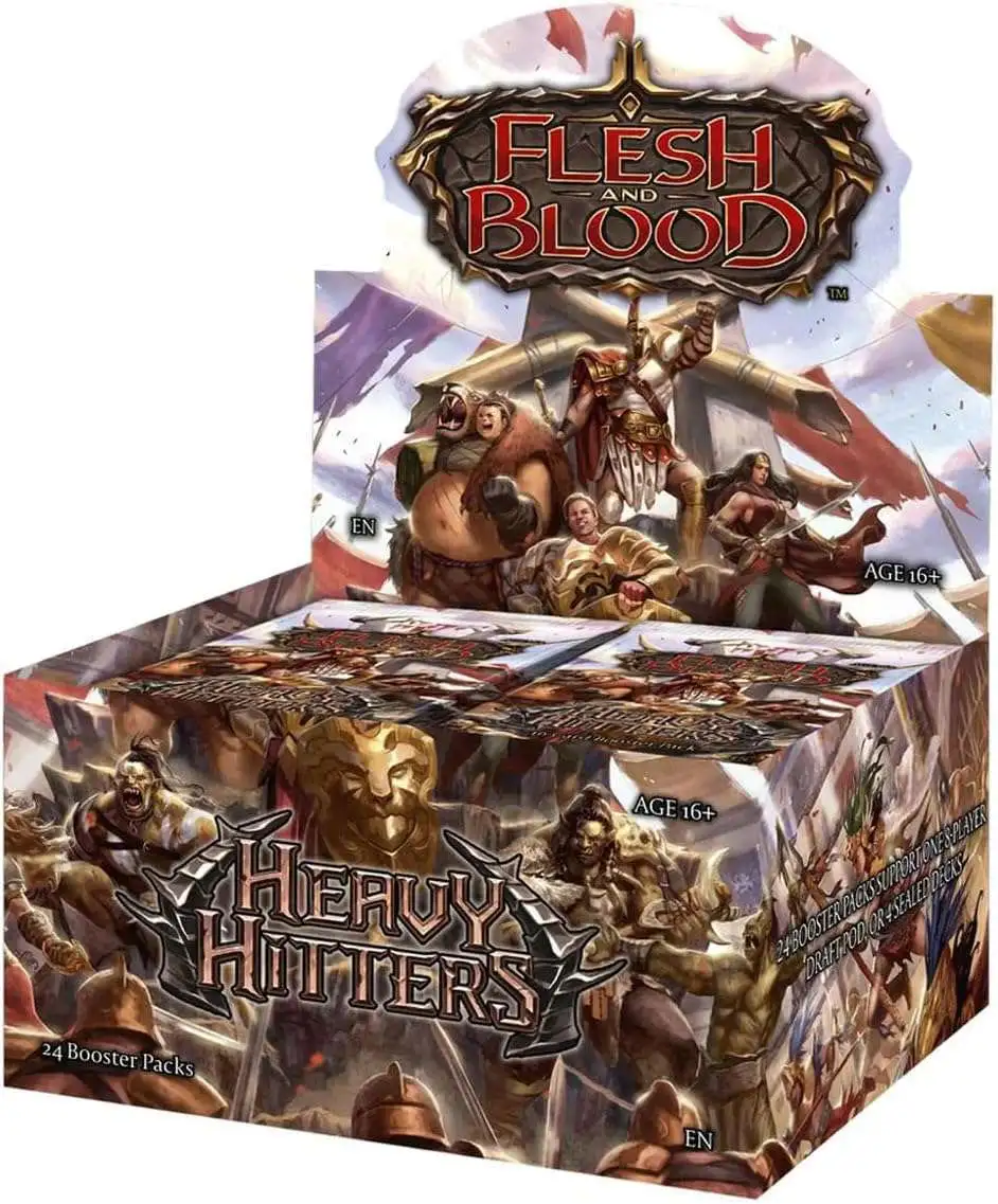 Flesh and Blood Trading Card Game Heavy Hitters Booster Box 24 Packs Legend  Story Studio - ToyWiz