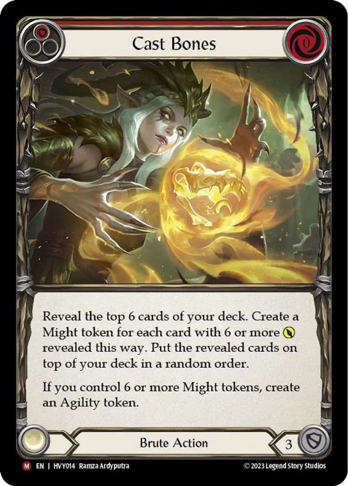 Flesh and Blood Trading Card Game Heavy Hitters Majestic Cast Bones HVY014