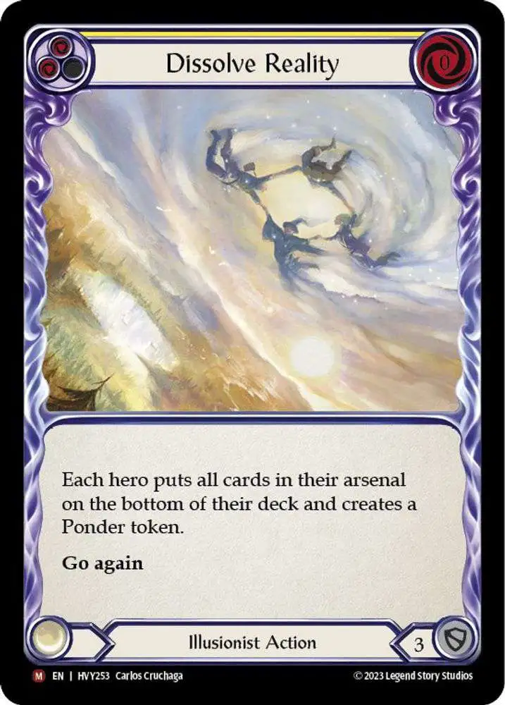 Flesh and Blood Trading Card Game Heavy Hitters Single Card Majestic  Dissolve Reality HVY253 - ToyWiz