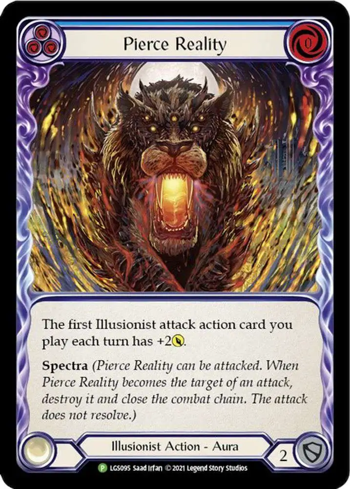 Flesh and Blood Trading Card Game Everfest Single Card Promo Pierce Reality  LGS095 - ToyWiz