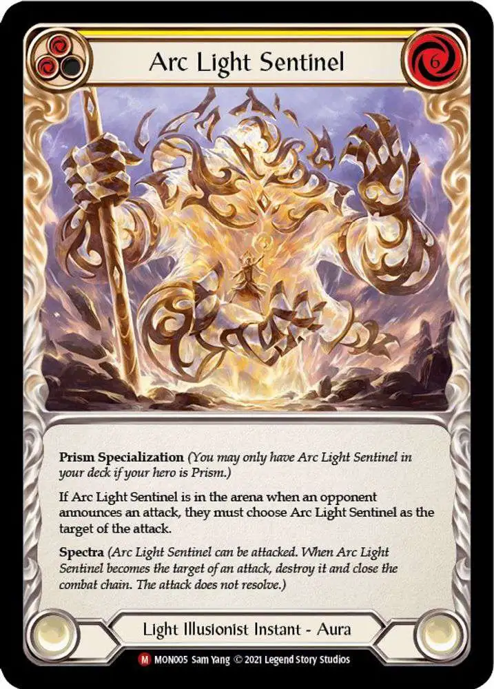 Flesh and Blood Trading Card Game Monarch Single Card Majestic Arc Light  Sentinel MON005 - ToyWiz
