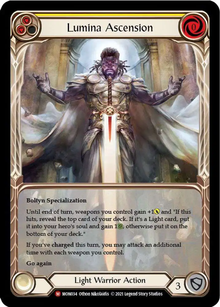 Flesh and Blood Trading Card Game Monarch Single Card Majestic Lumina  Ascension MON034 Extended Art - ToyWiz