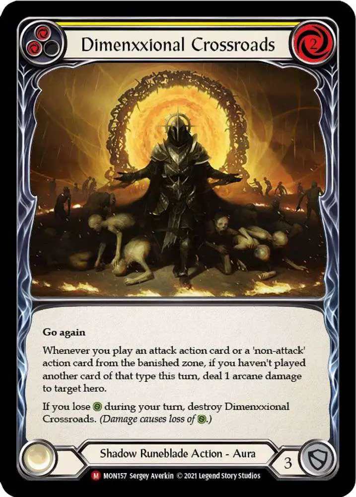 Flesh and Blood Trading Card Game Monarch Single Card Majestic Dimenxxional Crossroads MON157 - ToyWiz Flesh and Blood Trading Card Game Monarch Single Card Majestic Dimenxxional Crossroads MON157 - ToyWiz