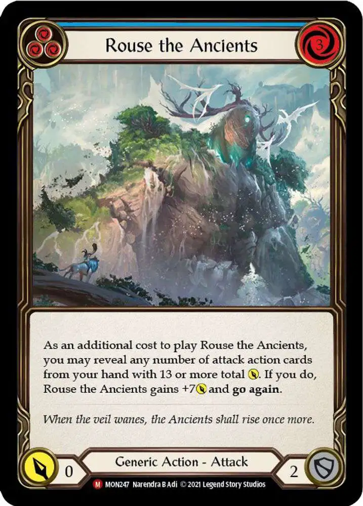 Flesh and Blood Trading Card Game Monarch Single Card Majestic Rouse the  Ancients MON247 - ToyWiz