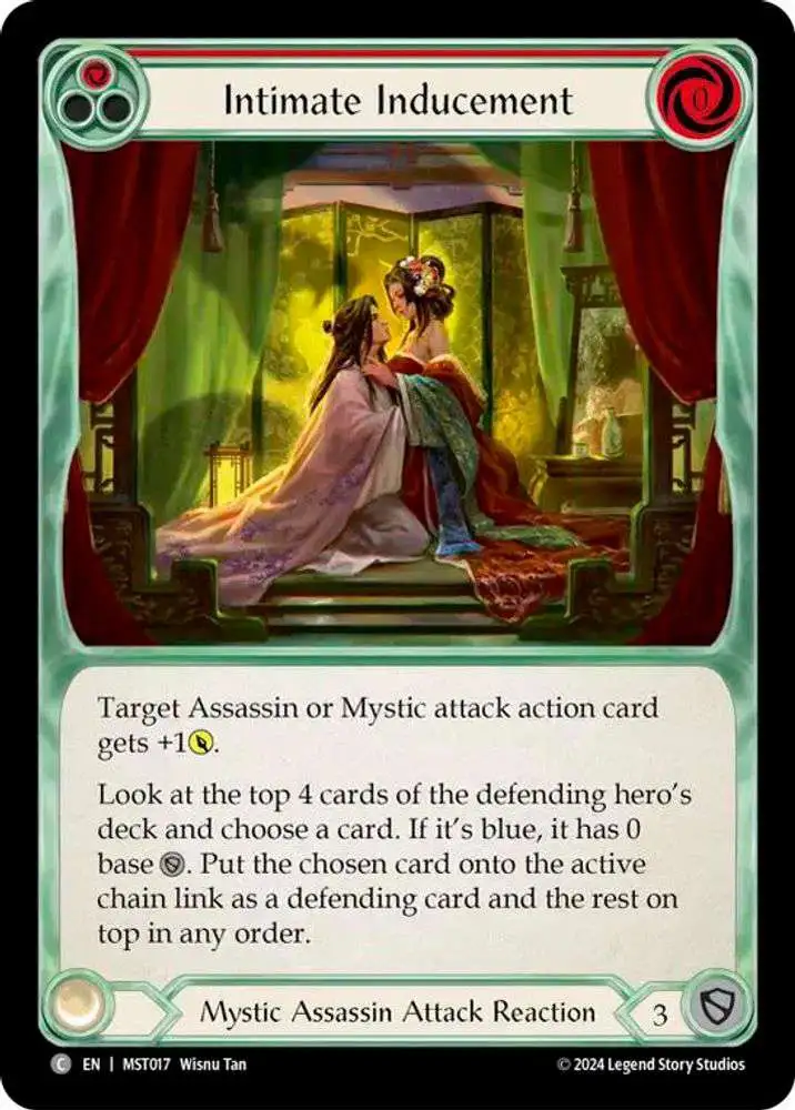 pick a card any card flesh and blood Flesh & Blood - Part the Mistveil - Intimate Inducement (Blue) main image 0