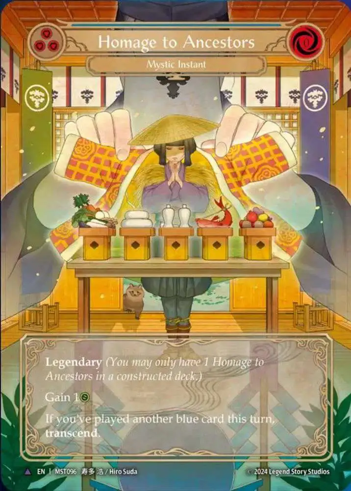 Flesh and Blood Trading Card Game Part the Mistveil Marvel Homage to Ancestors MST096 [Marvel]