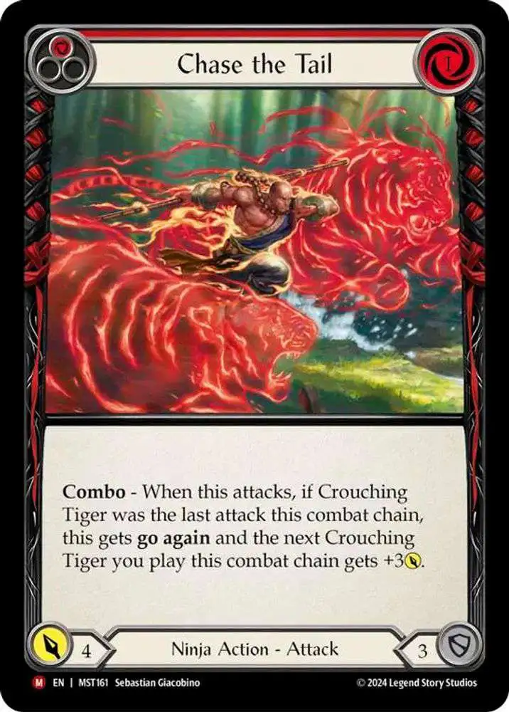 flesh and blood chase cards Flesh and Blood Trading Card Game Part the Mistveil Single Card Majestic  Chase the Tail MST161