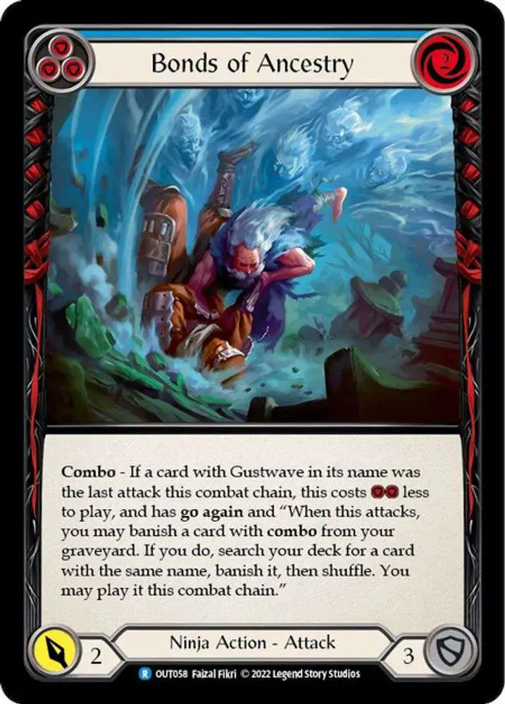 Flesh and Blood Trading Card Game Outsiders Single Card Rare Bonds of  Ancestry OUT058 Blue - ToyWiz
