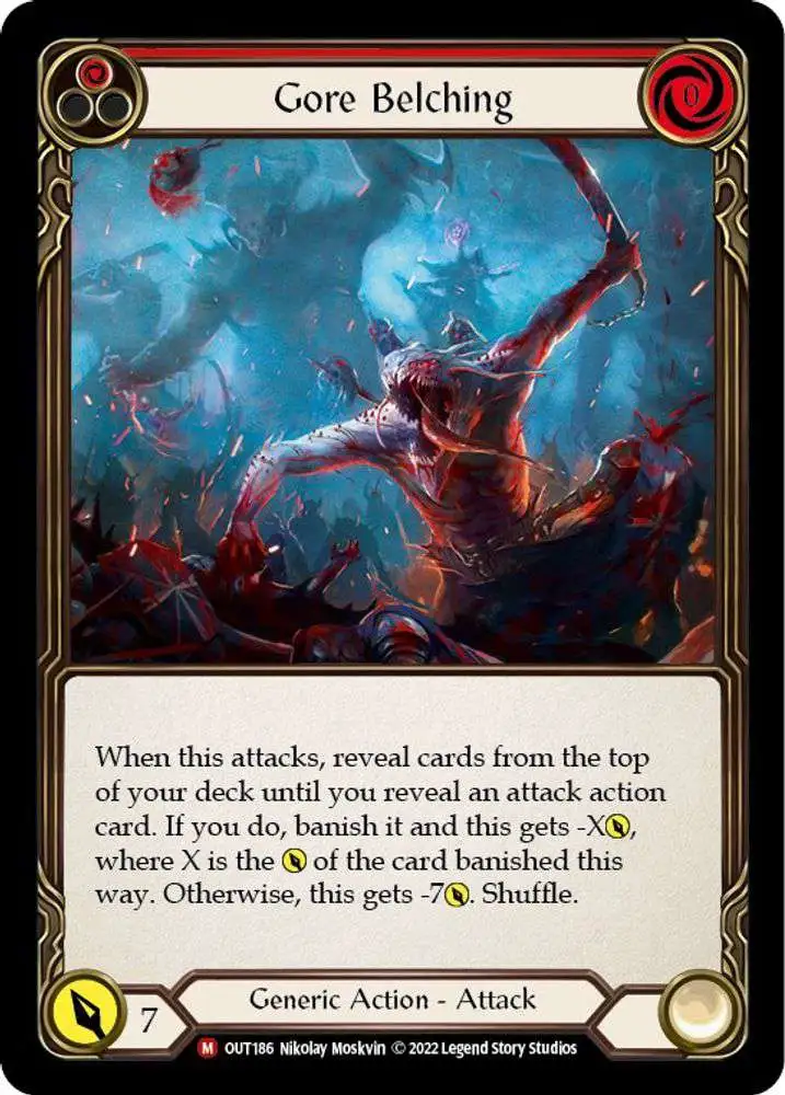 Flesh and Blood Trading Card Game Outsiders Single Card Majestic